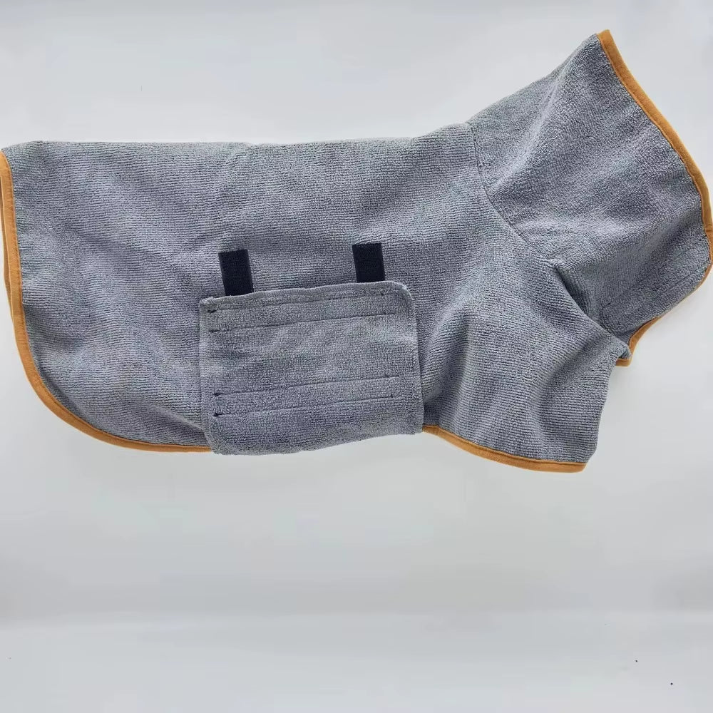 New Dog Bathrobe Absorbent Pet Quick Drying Bath Towel Dog Bath Towel Large Small Dogs Clean Absorbent Bathrobe Cat Pet Products