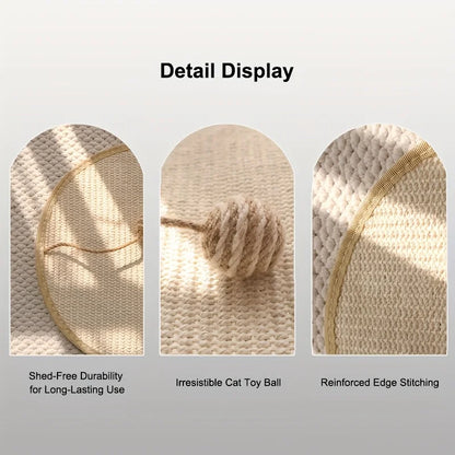 Durable Couch Cat Scratcher Protect Mat Cat Scraper for Cats Tree Scratching Post Cat Scratch Sisal Sofa Mats Furniture Protecto