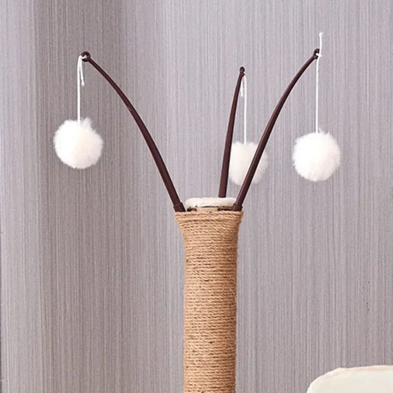 Large Wooden Cat Tree with Space Pod Multi Level Cat Tower Scratching Posts Durable Cat Furniture for Indoor Cats Cat Toy