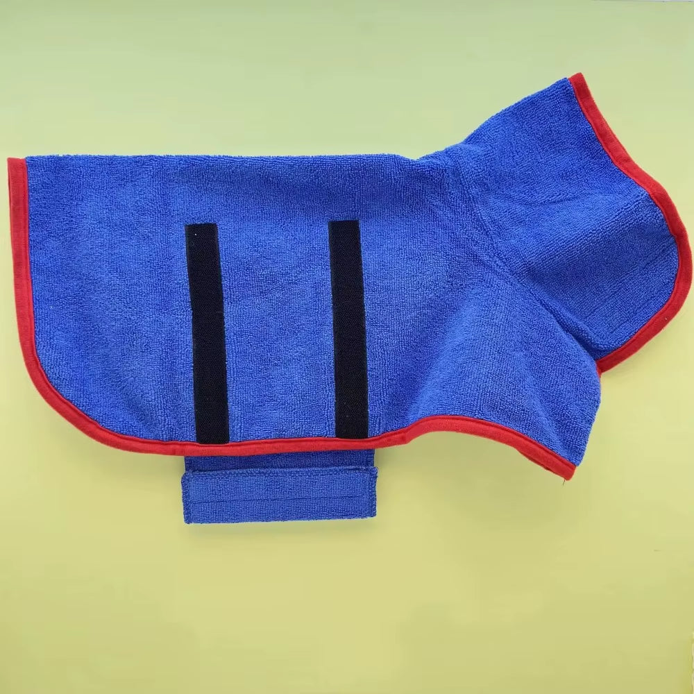 New Dog Bathrobe Absorbent Pet Quick Drying Bath Towel Dog Bath Towel Large Small Dogs Clean Absorbent Bathrobe Cat Pet Products