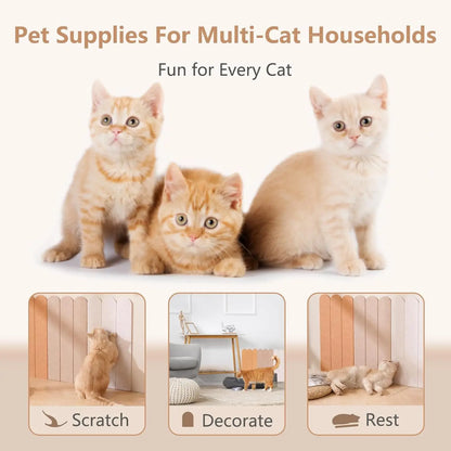 Anti Cat Scratch Sofa Wall Cat Scratch Mat DIY Cat Scratching Post Furniture Protection Self-Adhesive Cats Scratch Board Cat Toy