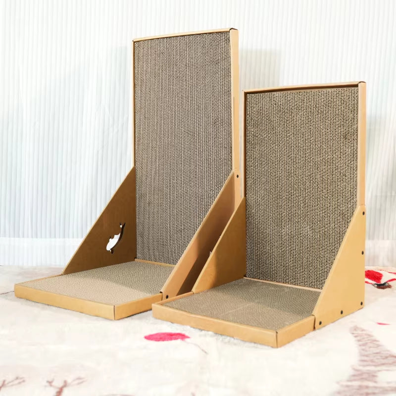 Cat Scratching Post, Vertical Cat Scratching Post for Indoor Cats, L-Shaped Cat Wall Scratching Post, Protective Furniture Sofa