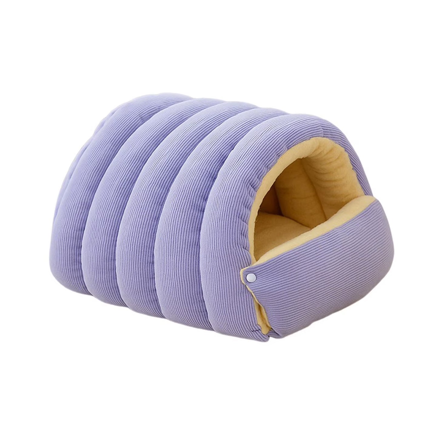 Winter Plush Cat Bed Warm Pet House Thickening Warmth Comfort Soft Kittens Sleeping Beds Cat Cave for Pet Warmth