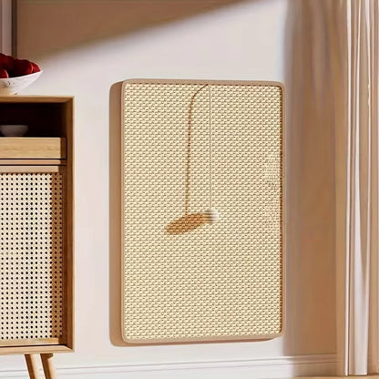 Standing Sisal Cat Scratcher with Hanging Ball, Space Saving Cat Furniture, Protect Sofa Chair Door, No Cat Tree Included