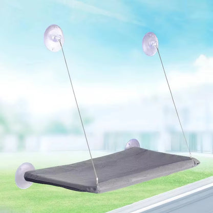 Winter Cat Window Hanging Hammock Bed Suction Cup Space Saving All Seasons Easy Install Pet Bed Cat Climbing Frame