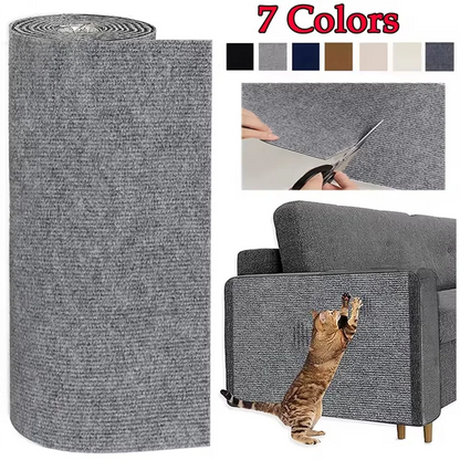 Self-Adhesive Carpet Cats Scratch Board Wall anti Cat Scratch Sofa DIY Cat Scratching Post Sofa Protector Paws Sharpen Trimmable