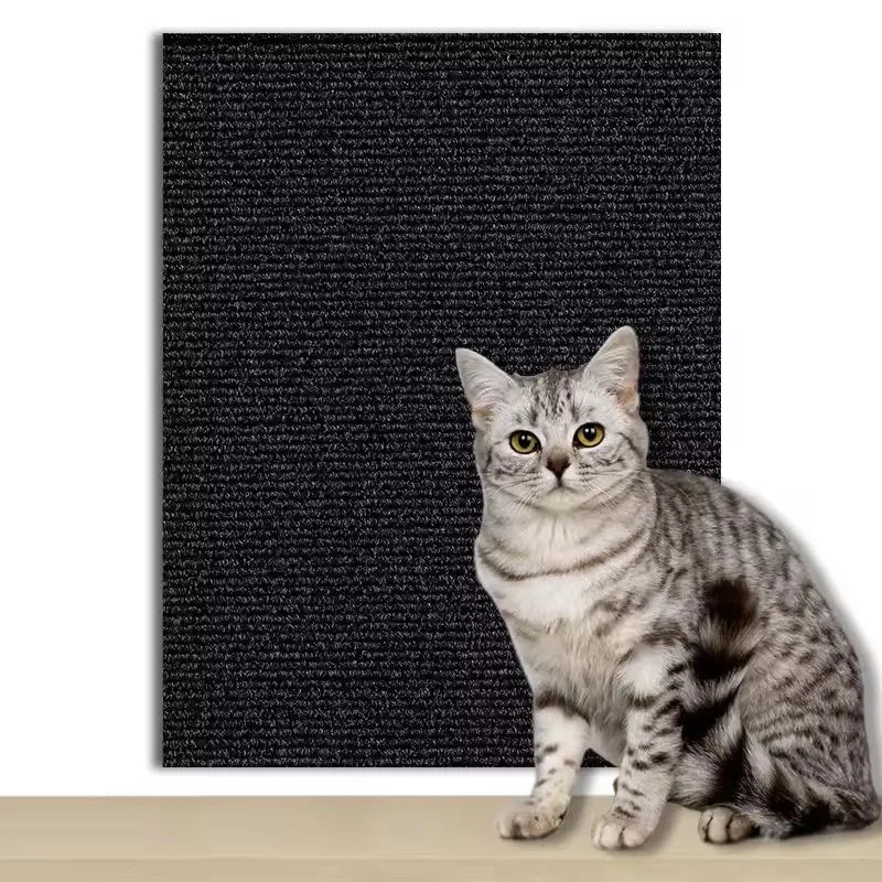 Self-Adhesive Carpet Cats Scratch Board Wall anti Cat Scratch Sofa DIY Cat Scratching Post Sofa Protector Paws Sharpen Trimmable