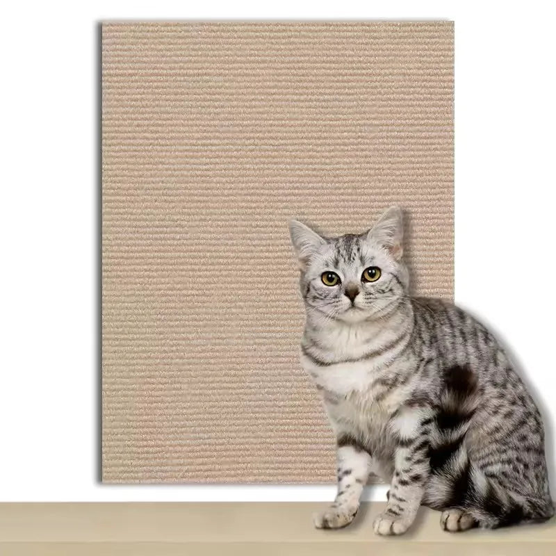Self-Adhesive Carpet Cats Scratch Board Wall anti Cat Scratch Sofa DIY Cat Scratching Post Sofa Protector Paws Sharpen Trimmable