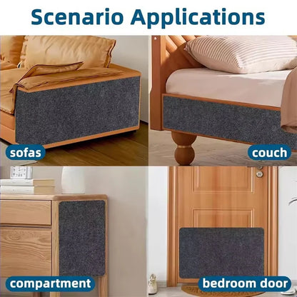 Self-Adhesive Carpet Cats Scratch Board Wall anti Cat Scratch Sofa DIY Cat Scratching Post Sofa Protector Paws Sharpen Trimmable