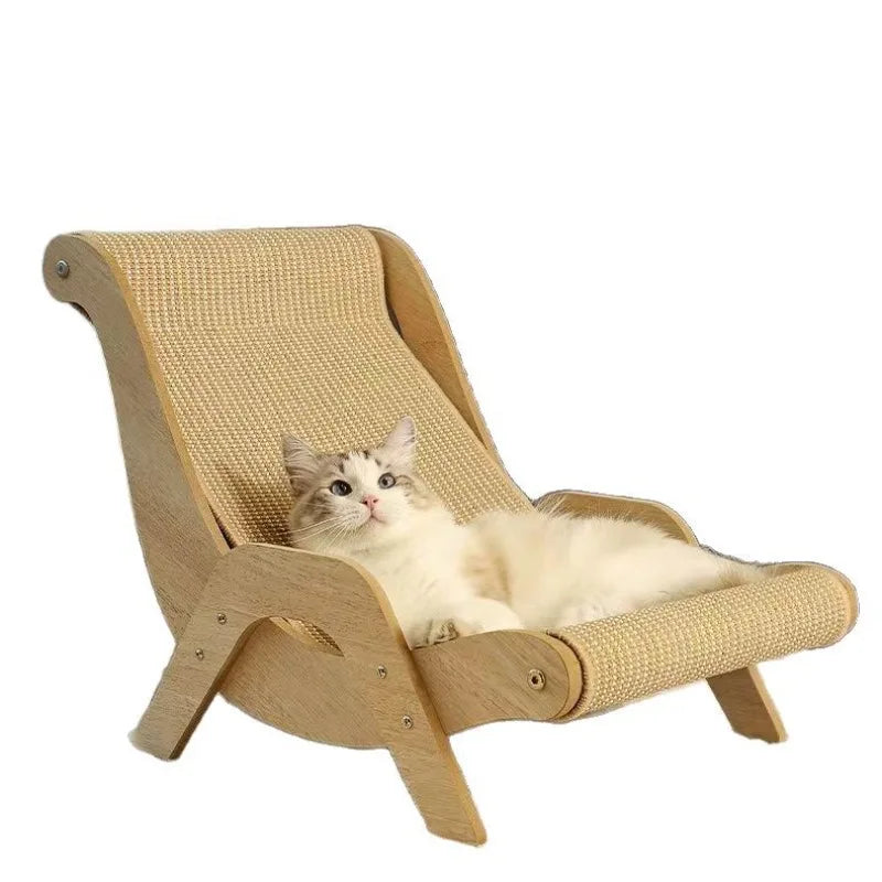 2 Size Sisal Durable Cat Scratching Post Cat Lounge Chair Extra-Large Cat Paw Board Cat Den Pet Supplies Cat Accessories