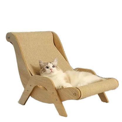 2 Size Sisal Durable Cat Scratching Post Cat Lounge Chair Extra-Large Cat Paw Board Cat Den Pet Supplies Cat Accessories