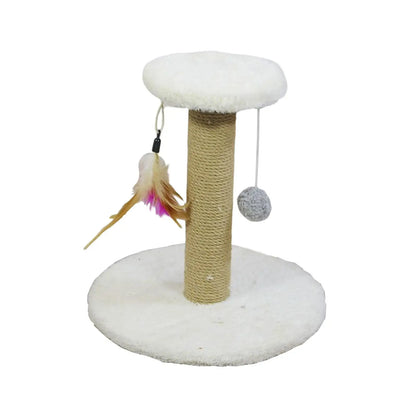 Cat Scratching Post Sisal Scratcher Board Funny Interactive Toy Climbing Kitten Cat Post for Small Cats Kittens Supplies