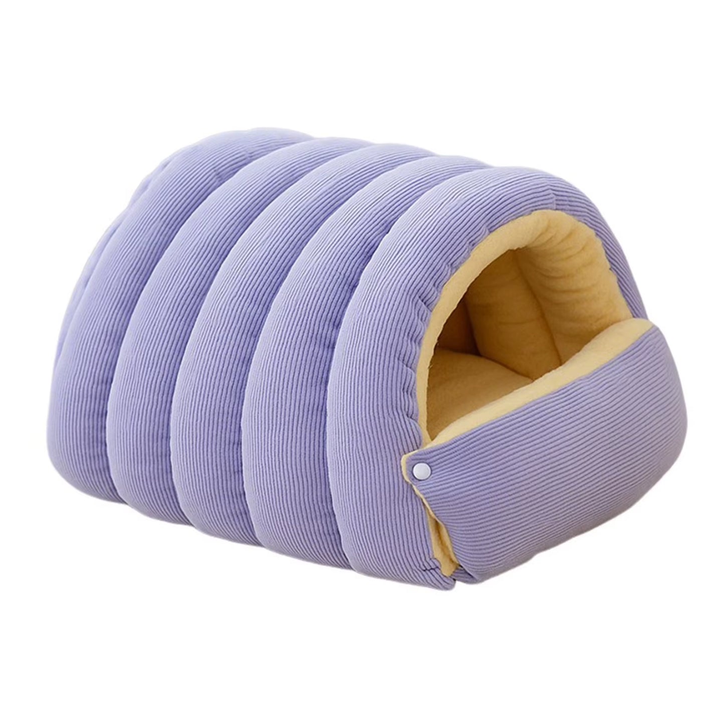 Winter Plush Cat Bed Warm Pet House Thickening Warmth Comfort Soft Kittens Sleeping Beds Cat Cave for Pet Warmth