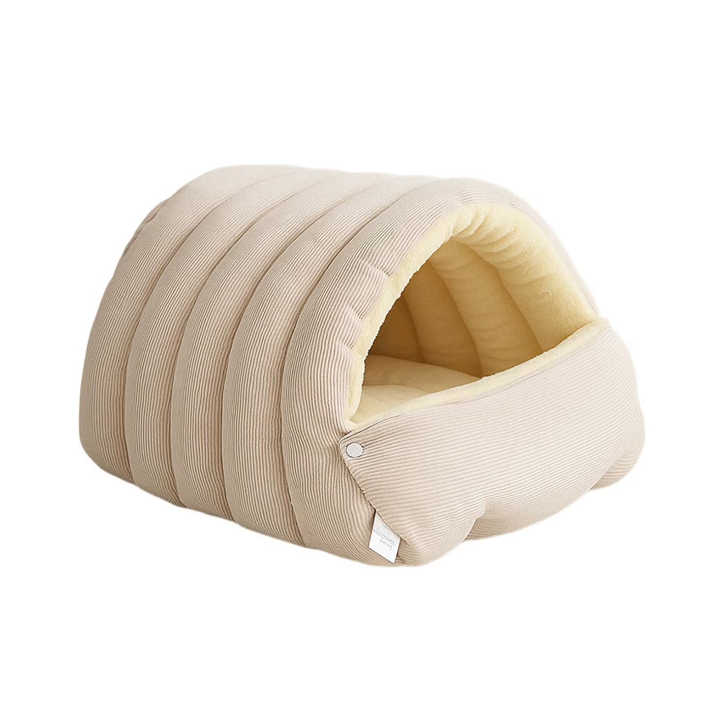 Winter Plush Cat Bed Warm Pet House Thickening Warmth Comfort Soft Kittens Sleeping Beds Cat Cave for Pet Warmth